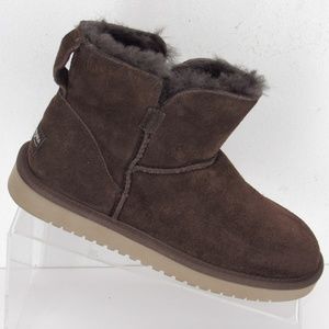 Koolaburra Short Booties Womens 5 Brown #028